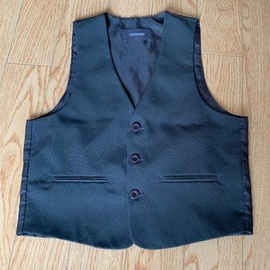 Newberry Grey Button Vest Size 8 Formal Sleeveless Suit